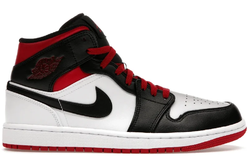 Air Jordan 1 Mid Gym Red Black Toe