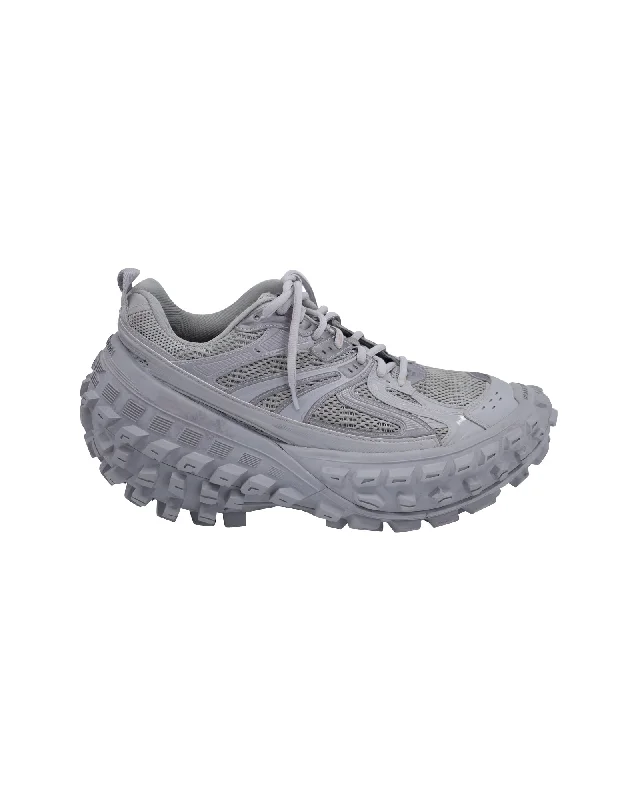 Balenciaga Bouncer Sneakers in Grey Polyurethane