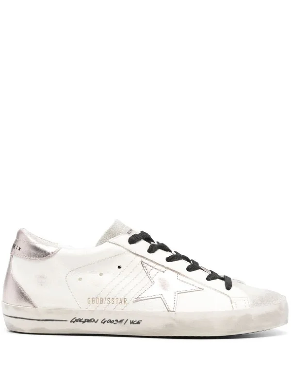 Golden Goose Nappa Upper Suede Toe Laminated Star And Heel Signature Foxing Shoes