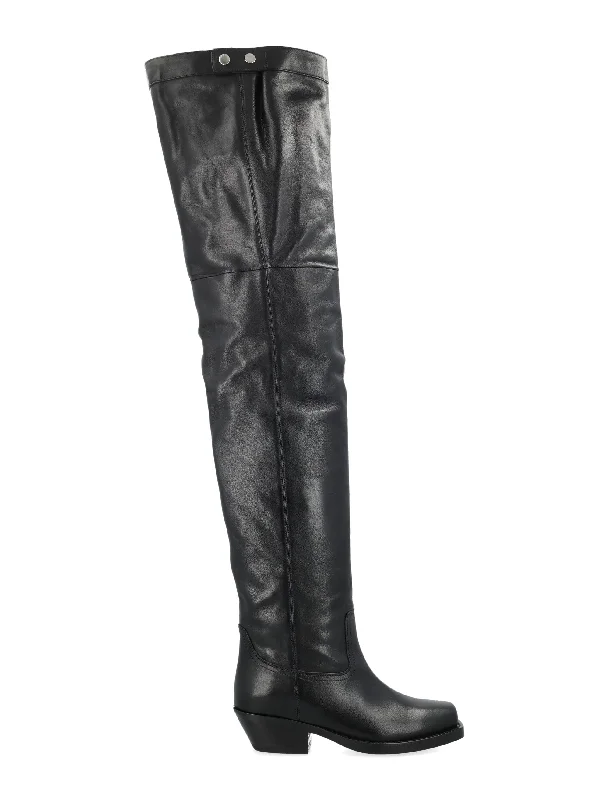 ISABEL MARANT Chic Over-the-Knee Leather Boots