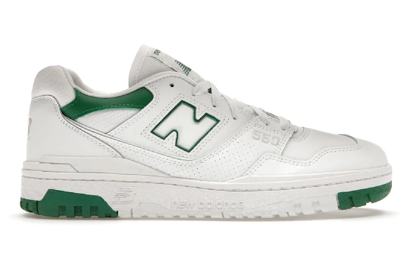 New Balance 550 White Classic Green