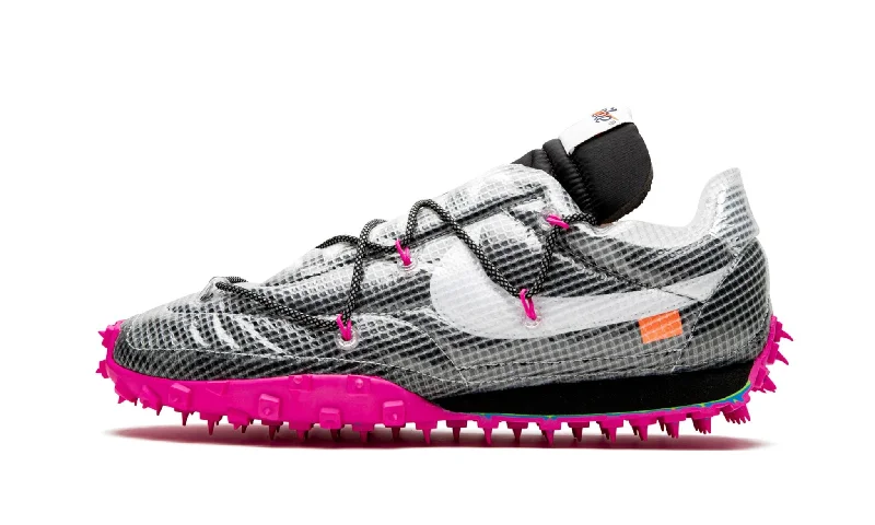 Nike Waffle Racer Off White Black Fuchsia