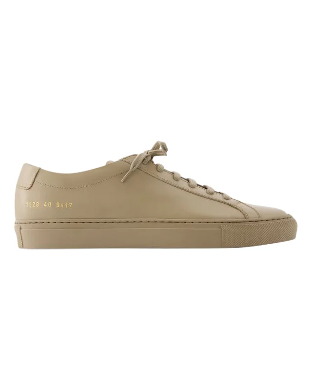 Original Achilles Low Sneakers - COMMON PROJECTS - Leather - Coffee