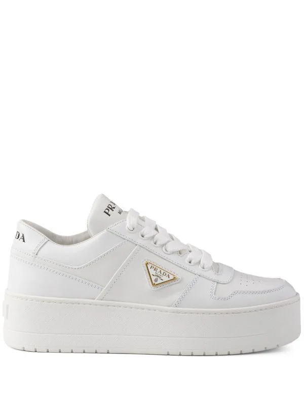 Prada Downtown Bold Leather Sneakers