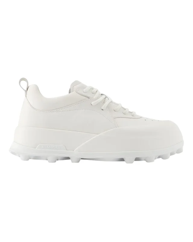 Sneakers - Jil Sander - Leather - Porcelain White