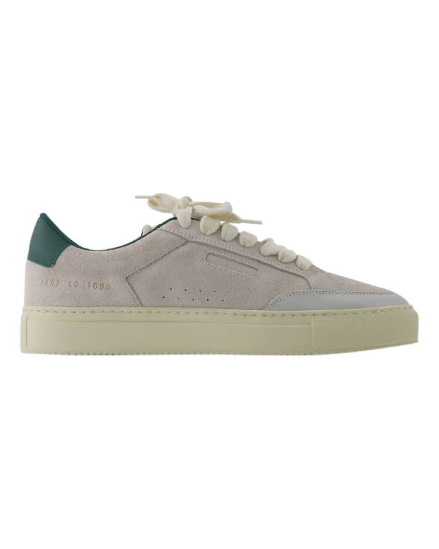 Tennis Pro Sneakers - COMMON PROJECTS - Leather - Green