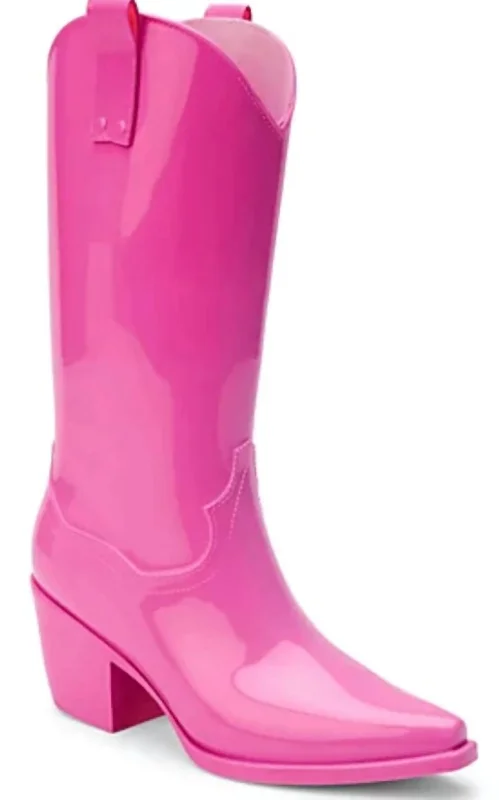 Annie Rain Boot In Pink