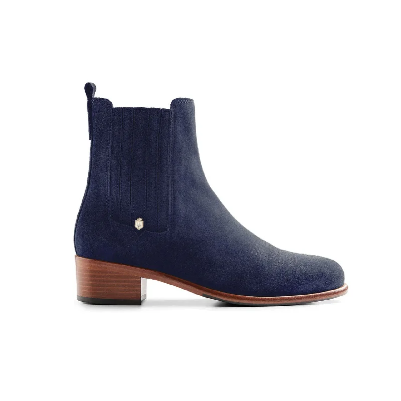 Fairfax & Favor Ladies Limited Edition Rockingham Chelsea Boot Ink Suede