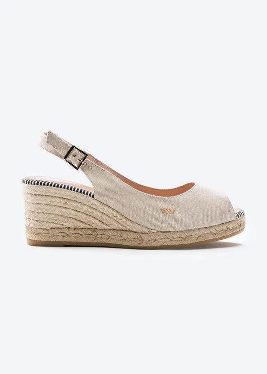 Gavina Canvas Espadrille Sandal Wedges