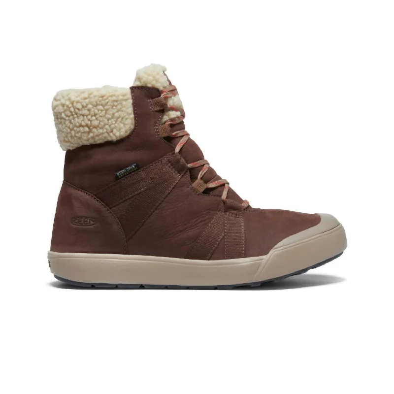 Women's Elle Winter Boot In Chestnut Red Clay