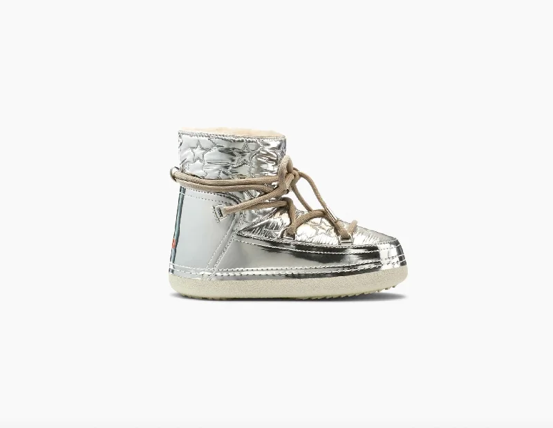 Women's Endurance Bomber Star Boots In Silver