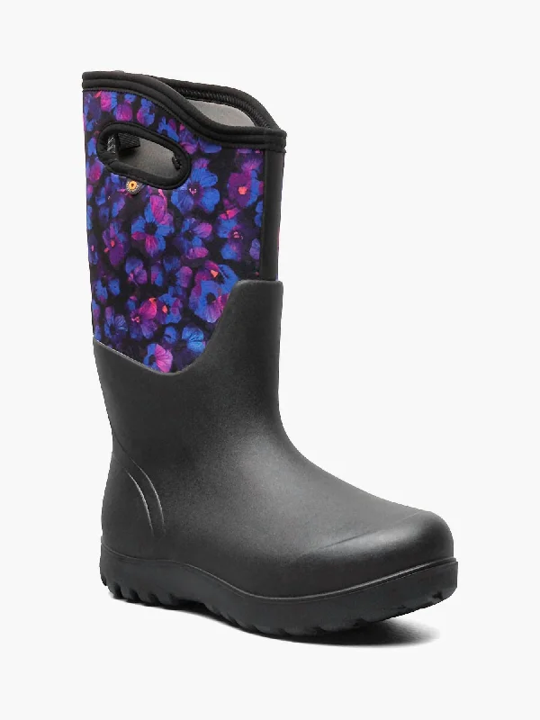 Women's Neo-Classic Petals Farm Boots In Black Multi