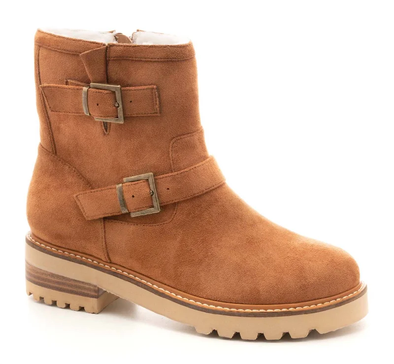 Women's Receipts Boots In Cognac