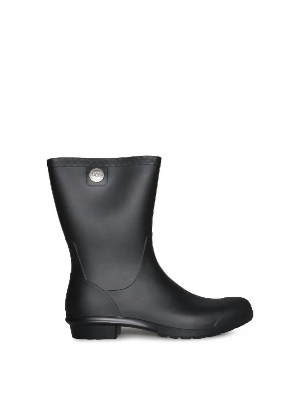 Women's Sienna Matte Rain Boot In Black