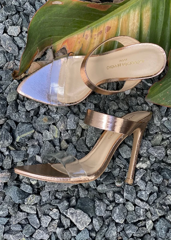 Audrey Rose Gold Heels