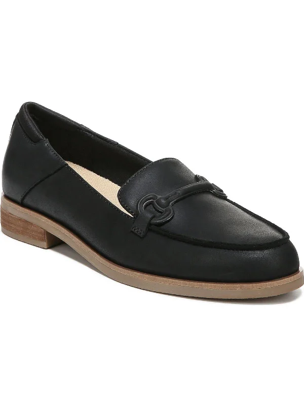 Avenue Womens Leather Slip on Loafers