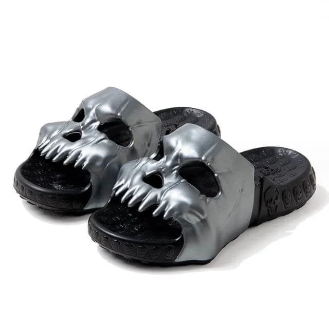 Demon Shoes Rubber Skull Skeleton Slippers Sandals