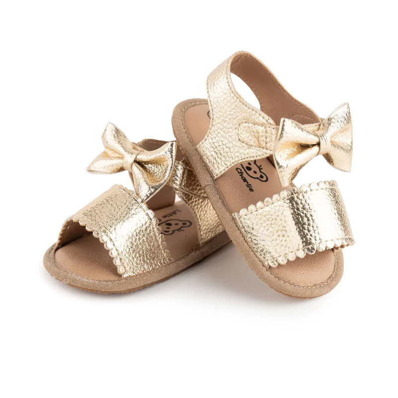 Hazel Soft Sole Sandals - Gold