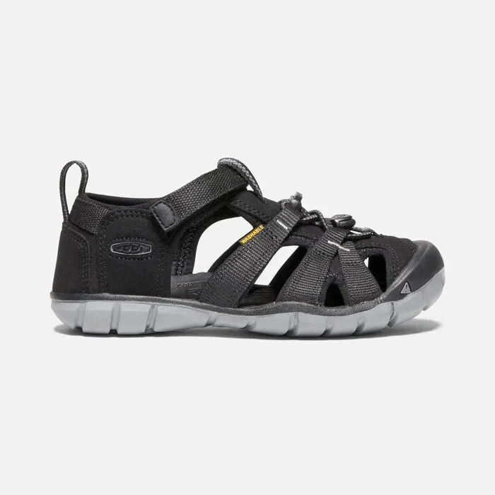 Keen Black/Steel Grey Seacamp II CNX Youth Sandal