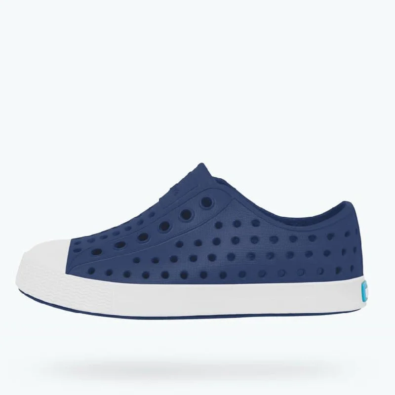 Native Shoes Regatta Blue/Shell White Child/Youth Jefferson Shoe