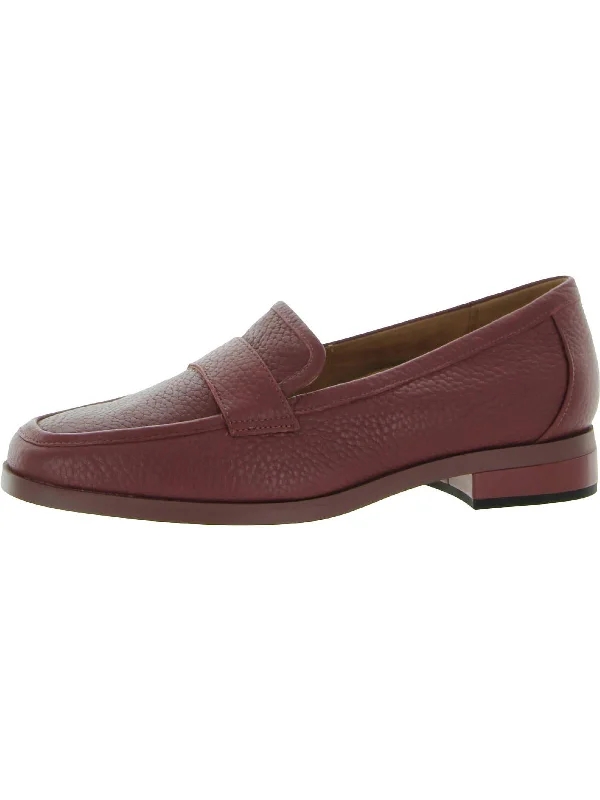 Sellah Womens Leather Slip On Loafers