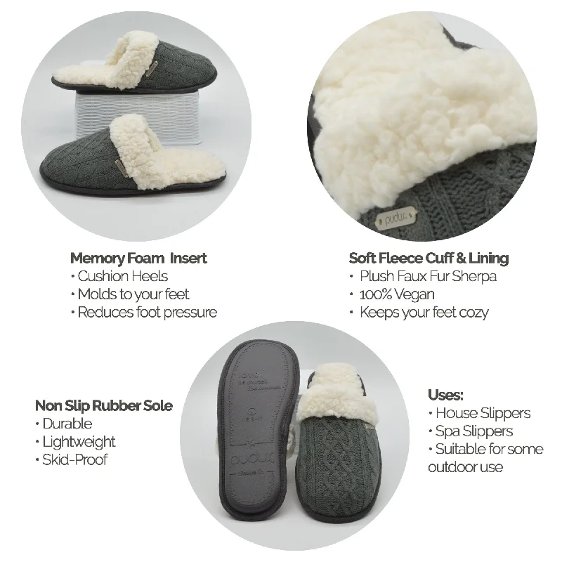 Creekside Slide Slippers - Grey