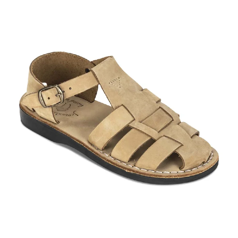 Daniel - Leather Fisherman Sport Sandal | Yellow Nubuck