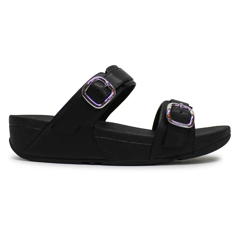 Lulu Adjustable Slides Leather Women's Slide Sandals