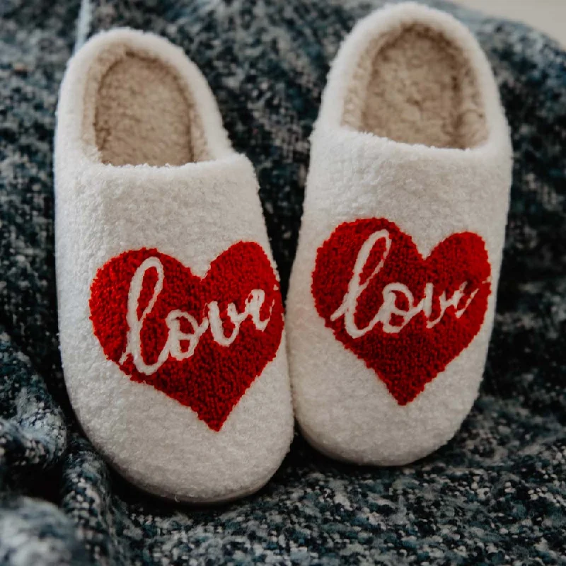 Love Heart Slippers