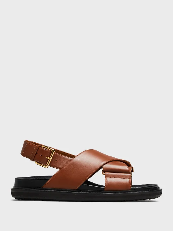 Fussbett Sandals in Maroon