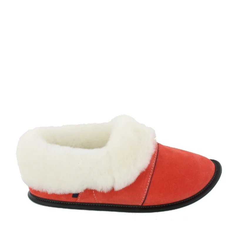 Coral / White Sheepskin / XS (5-5.5) Women