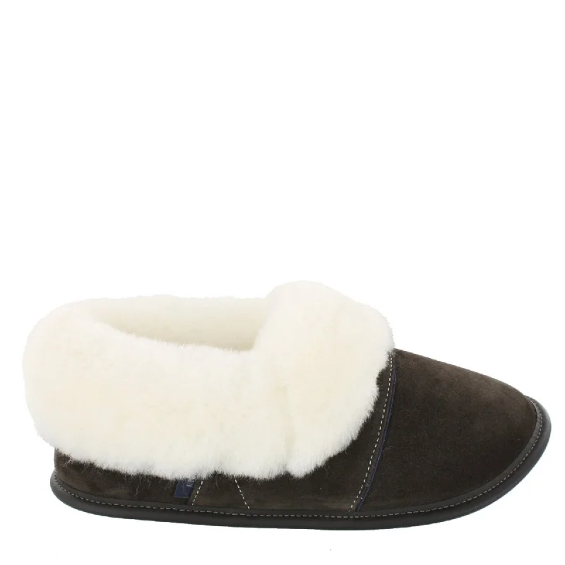 Brown / White Sheepskin / XS (5-5.5) Women