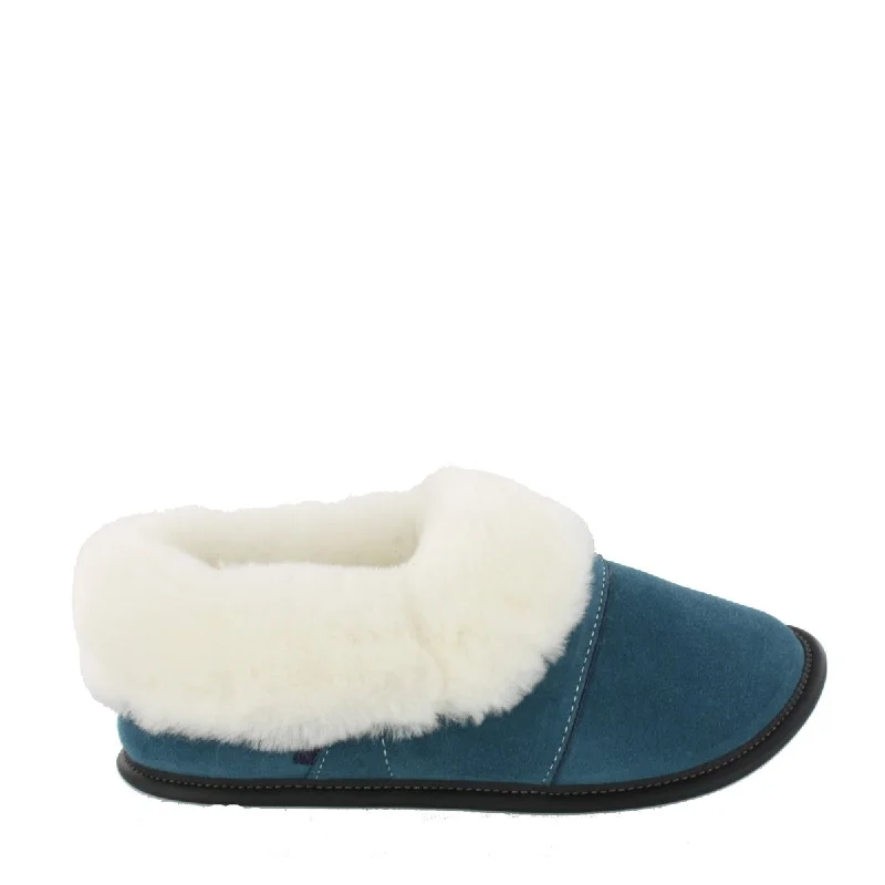 Deep Aqua / White Sheepskin / XS (5-5.5) Women