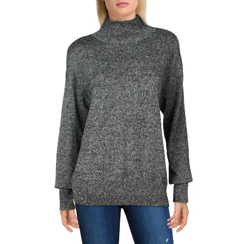 Kier + J Womens Cashmere Knit Mock Turtleneck Sweater Cheap sweaters