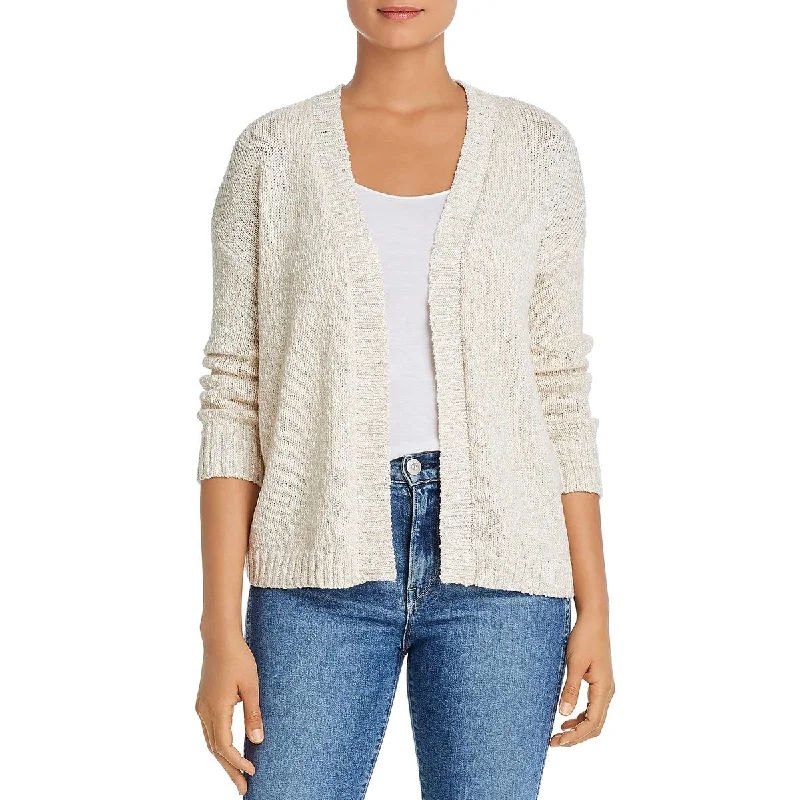 Marled Reunited Clothing Womens Cotton Open Front Cardigan Sweater