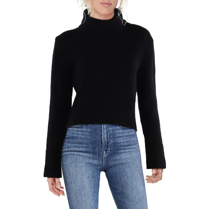 Polo Ralph Lauren Womens Wool Cropped Turtleneck Sweater Knitted sweaters