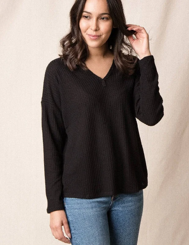 Waffle Weave Tunic Top - Large Only Best sweaters for hiking