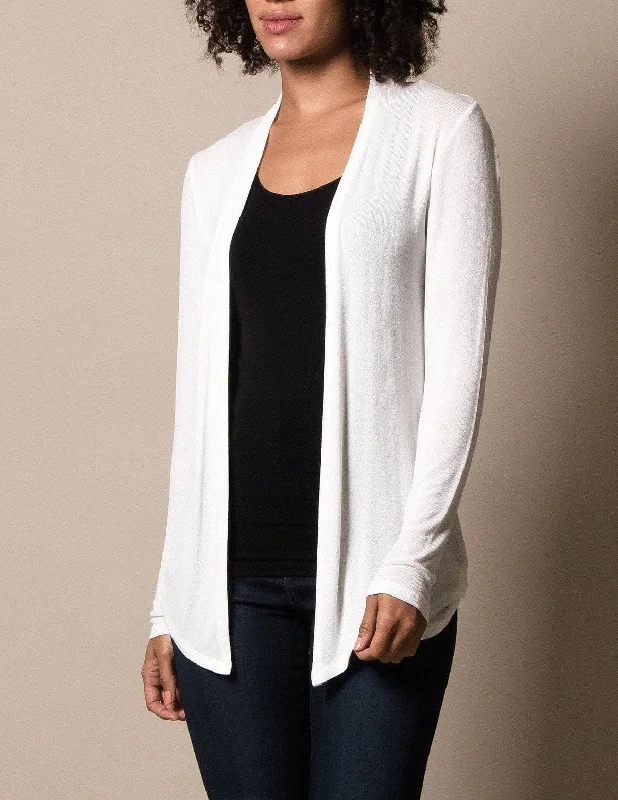 Whisper Knit Wrap - Soft White High-end sweaters