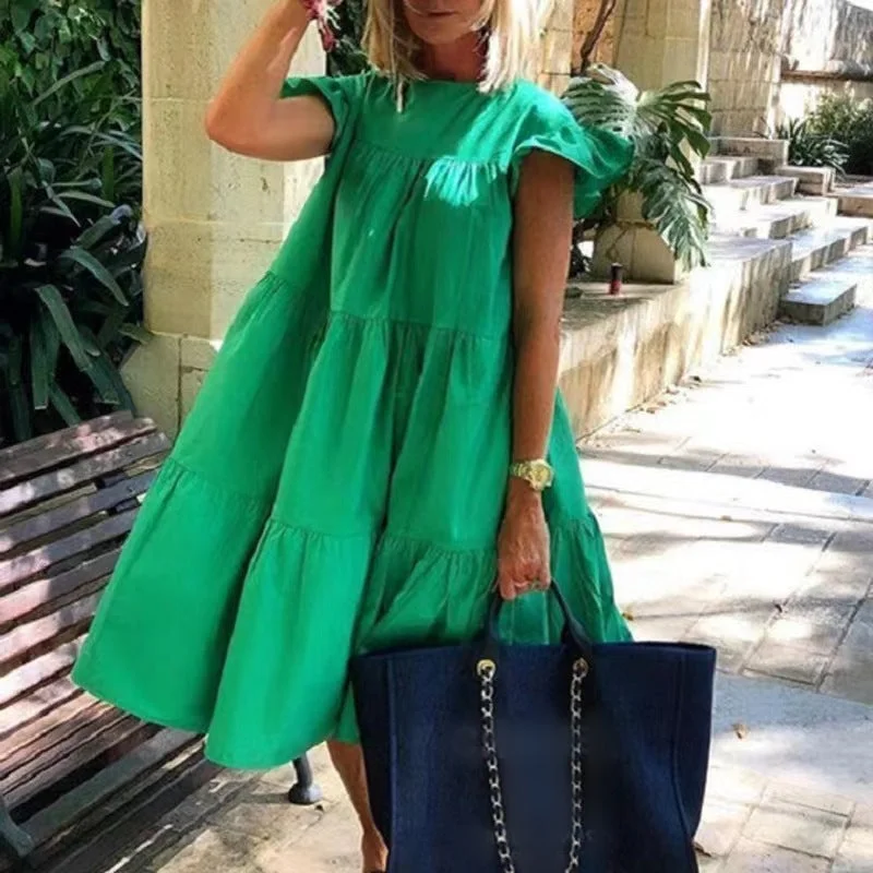 Green Sleeveless Print Mini Dress Luxury mini dresses