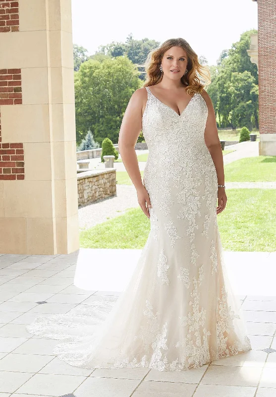 Julietta - 3347 - Esme - Cheron's Bridal, Wedding Gown Sleeveless Bridal Gown