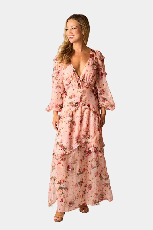 Pia Long Sleeve Maxi Dress - Spellbound Chic maxi dresses