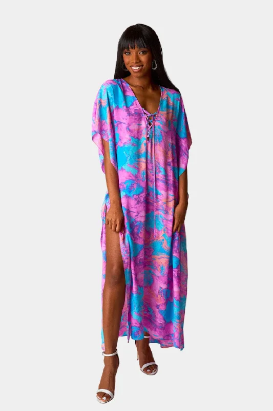 Tortolla Caftan Maxi Dress - Electro Pop Graduation maxi dresses