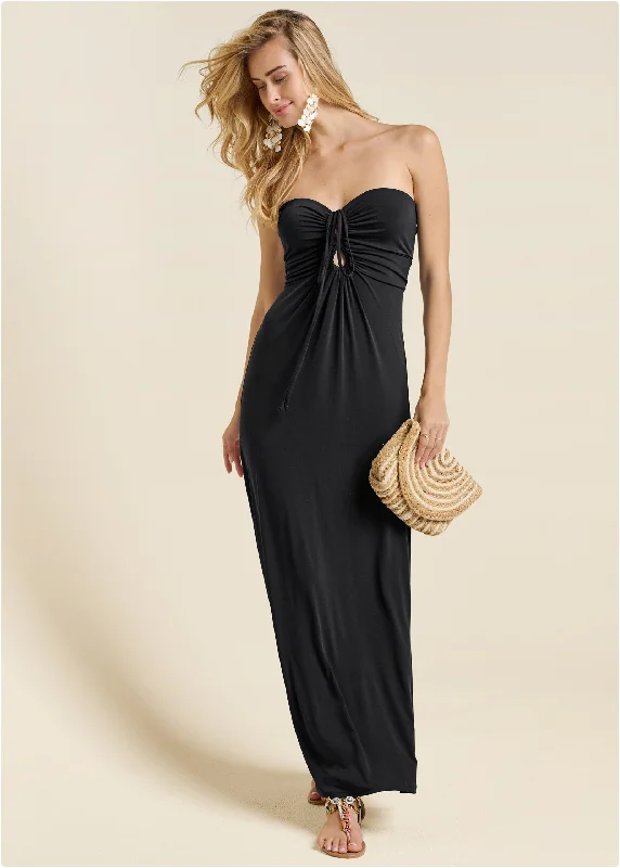 Convertible Maxi Dress - Black Best maxi dresses for formal events