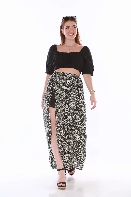 White fleck skirt - black Mermaid unclassified skirts