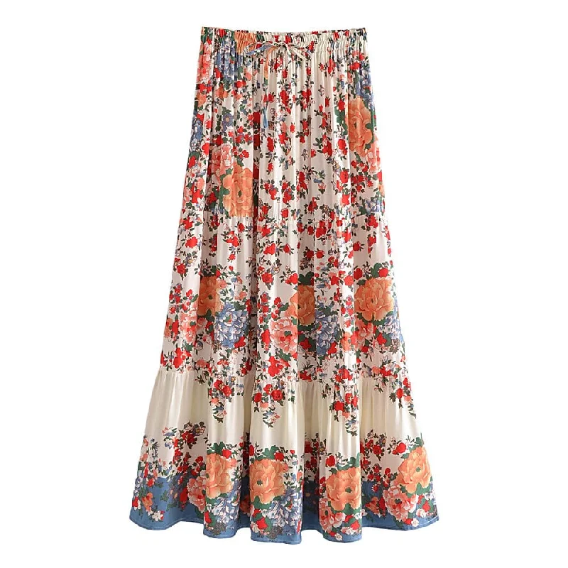 Delta Boho Maxi Skirt