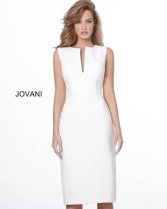 Jovani 03567 Short Sleeveless Cocktail Dress Lightweight party dresses for summer