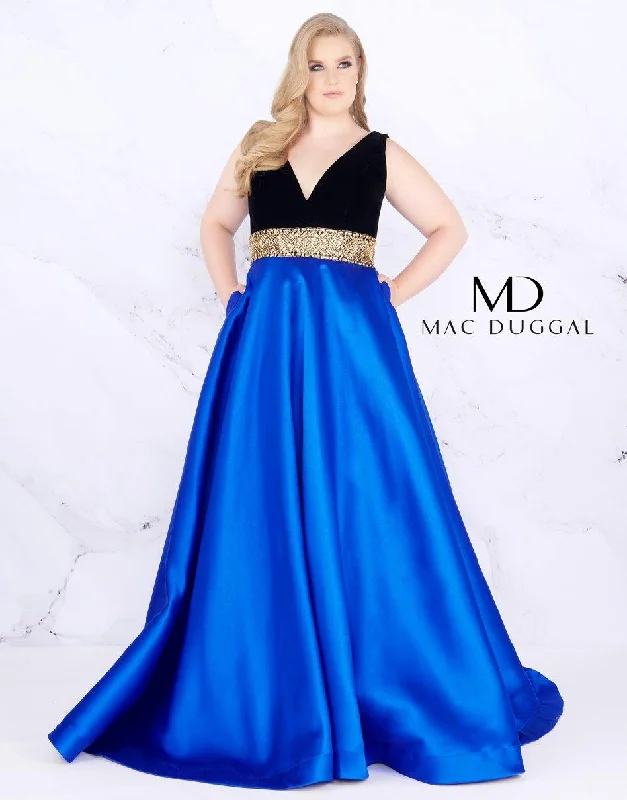 Mac Duggal 66787 Fabulous Long Sleeveless Ballgown Bodycon party dresses