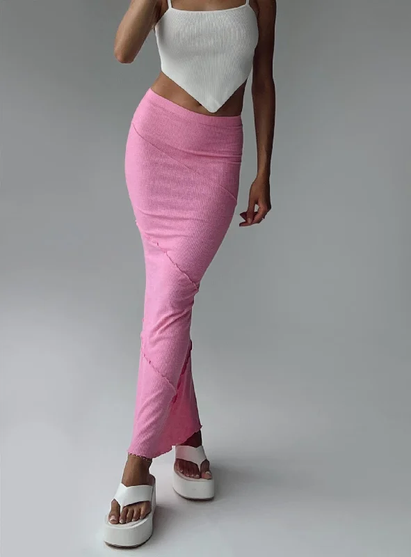 Oscar Maxi Skirt Hot Pink Maxi Skirt Classic