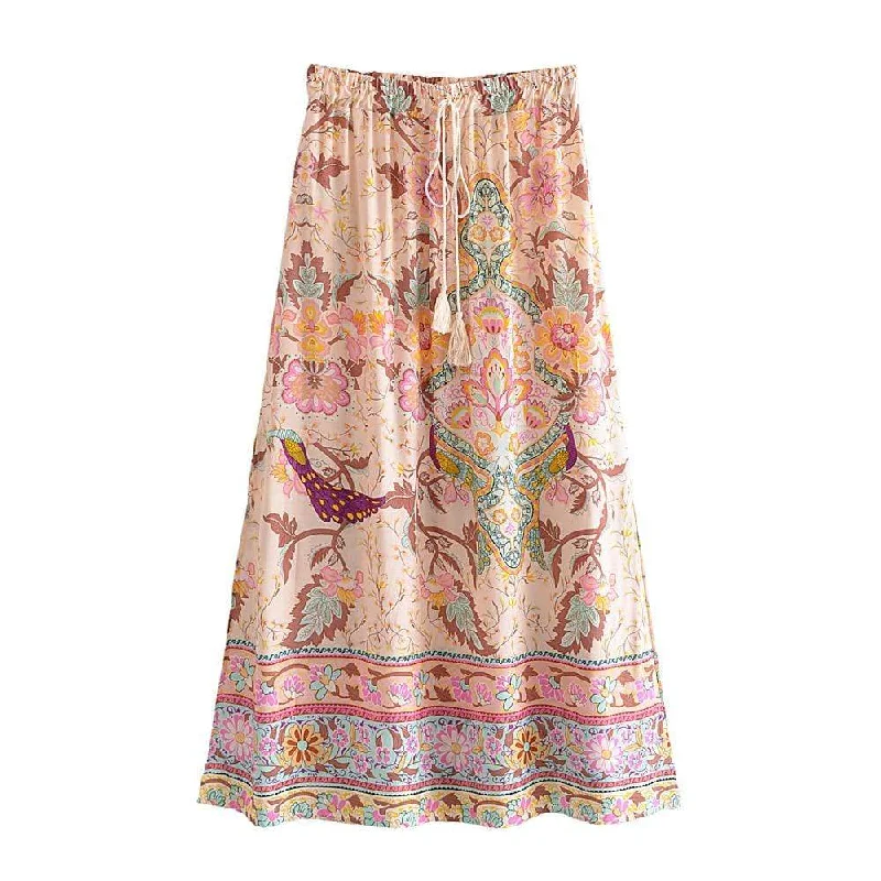 Pheme Maxi Skirt High-Low Maxi Skirt