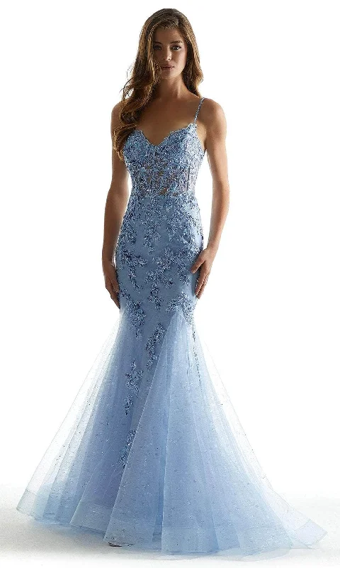 Mori Lee 49043 - Embroidered Sleeveless Prom Dress Lace unclassified dresses